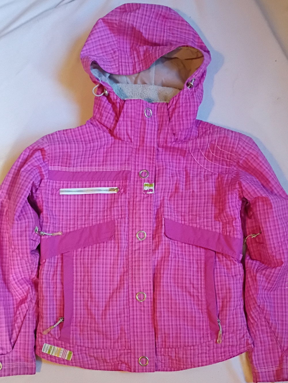 Obermeyer Kids Pink Hooded Winter Jacket